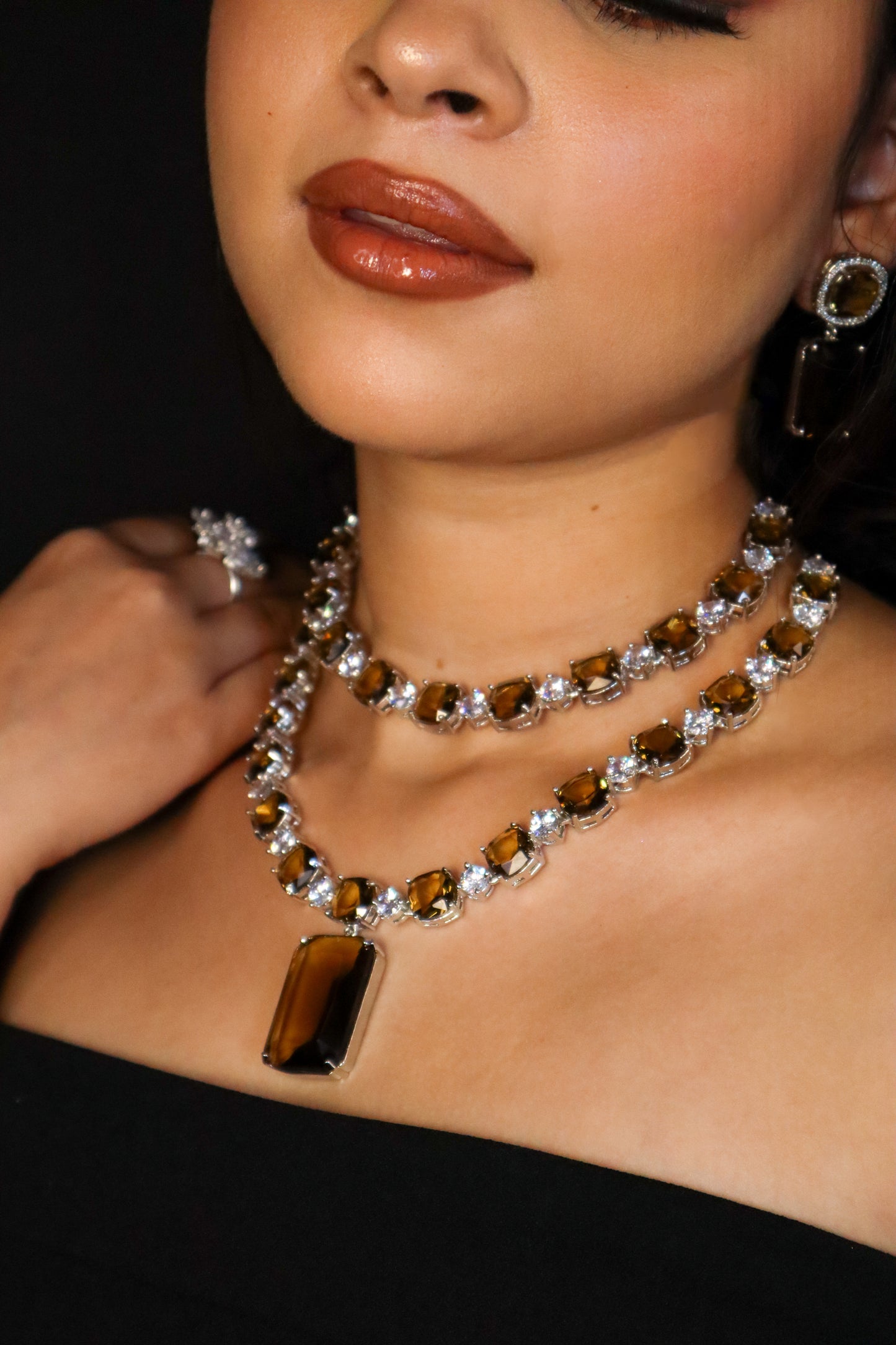 Brown Necklace Combo