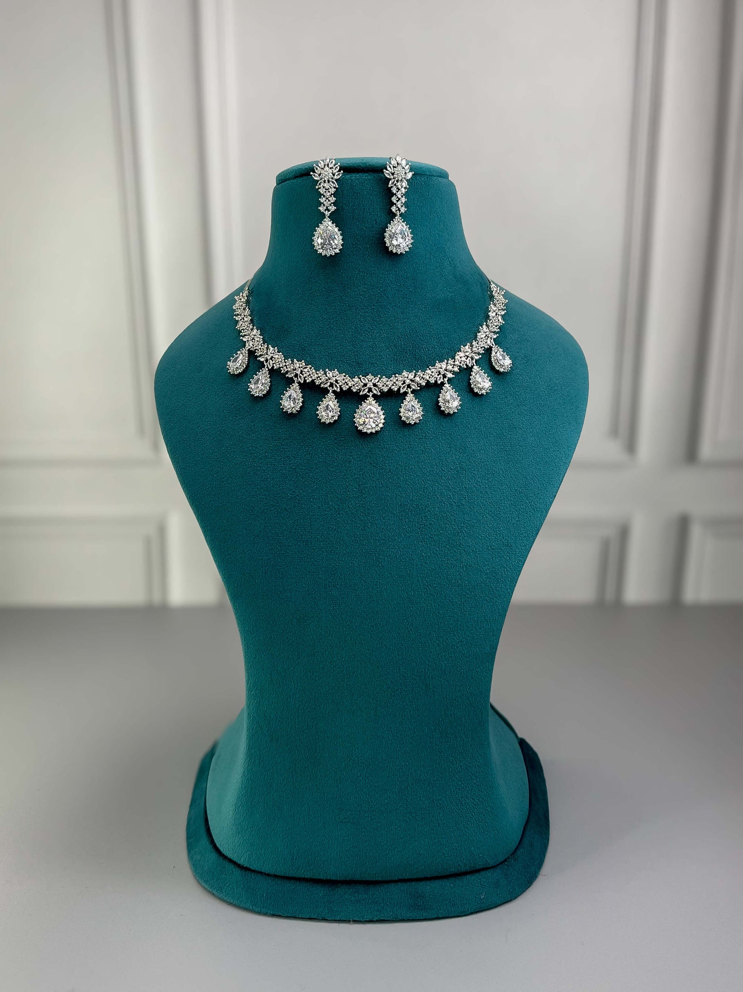 Georgia Silver AD Necklace Set