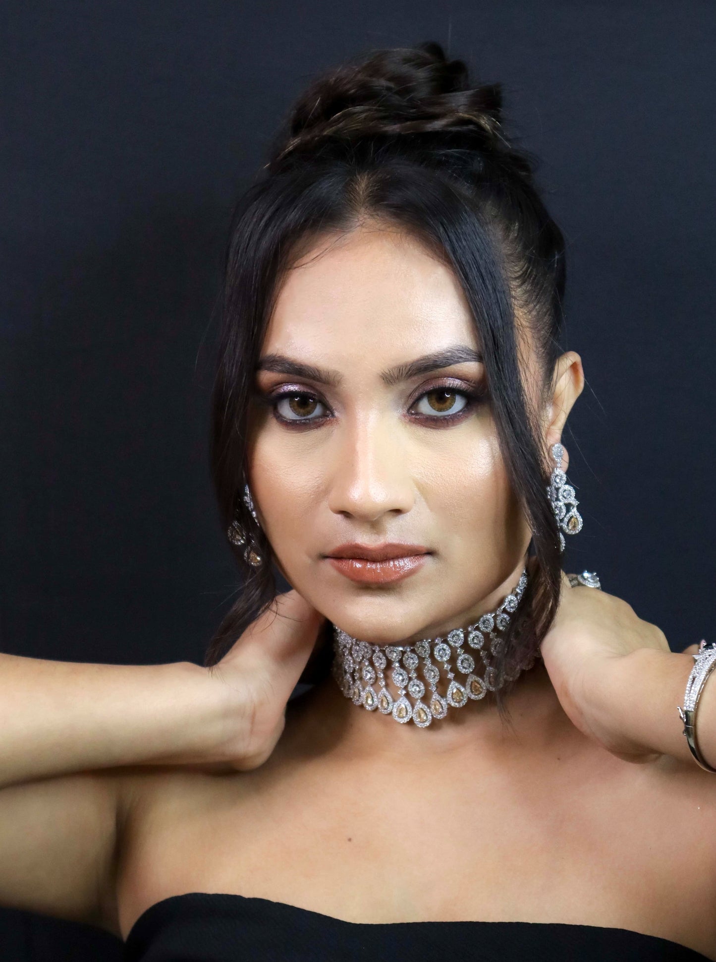 Scarlett Choker AD Necklace Set