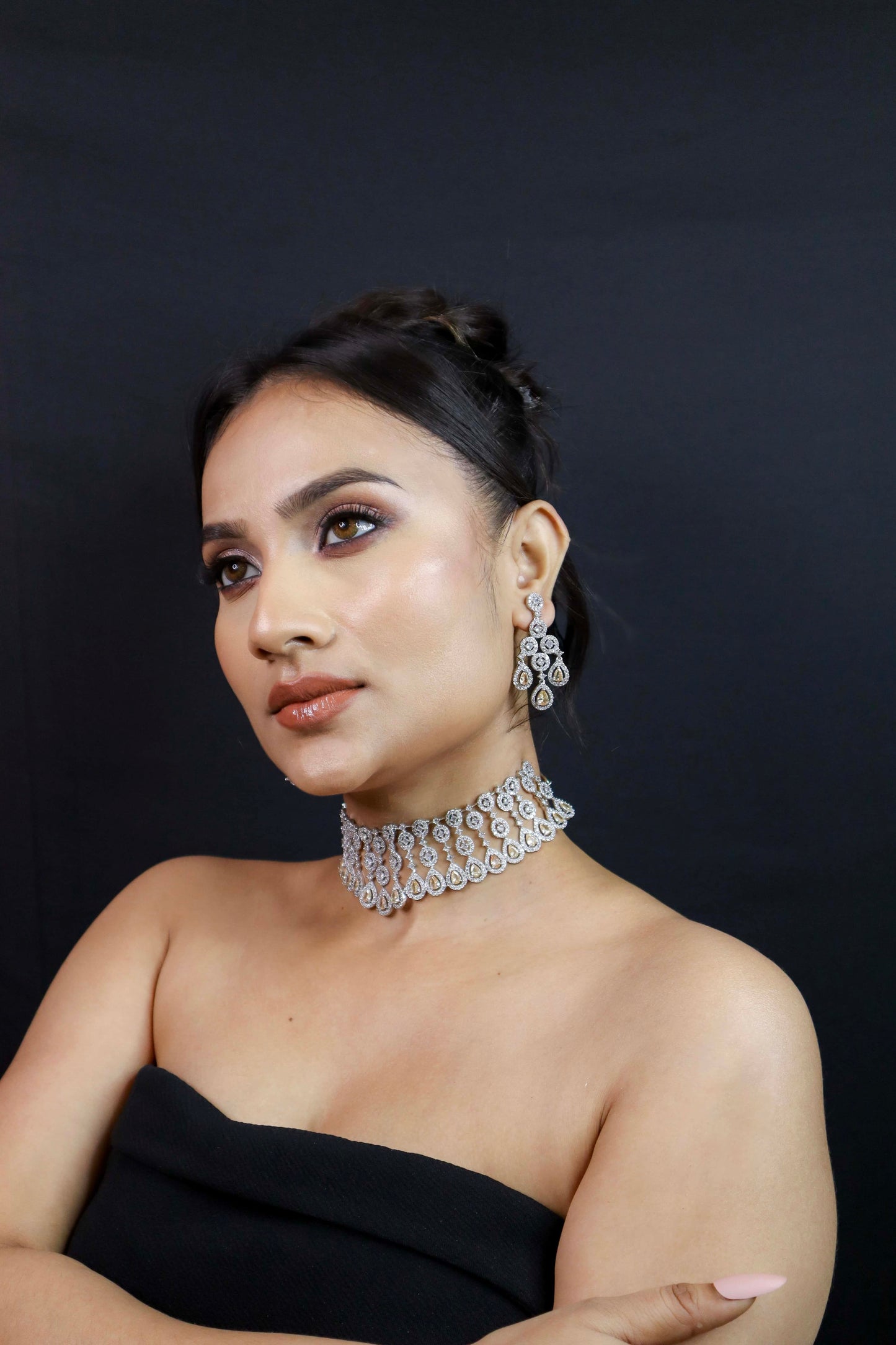 Scarlett Choker AD Necklace Set