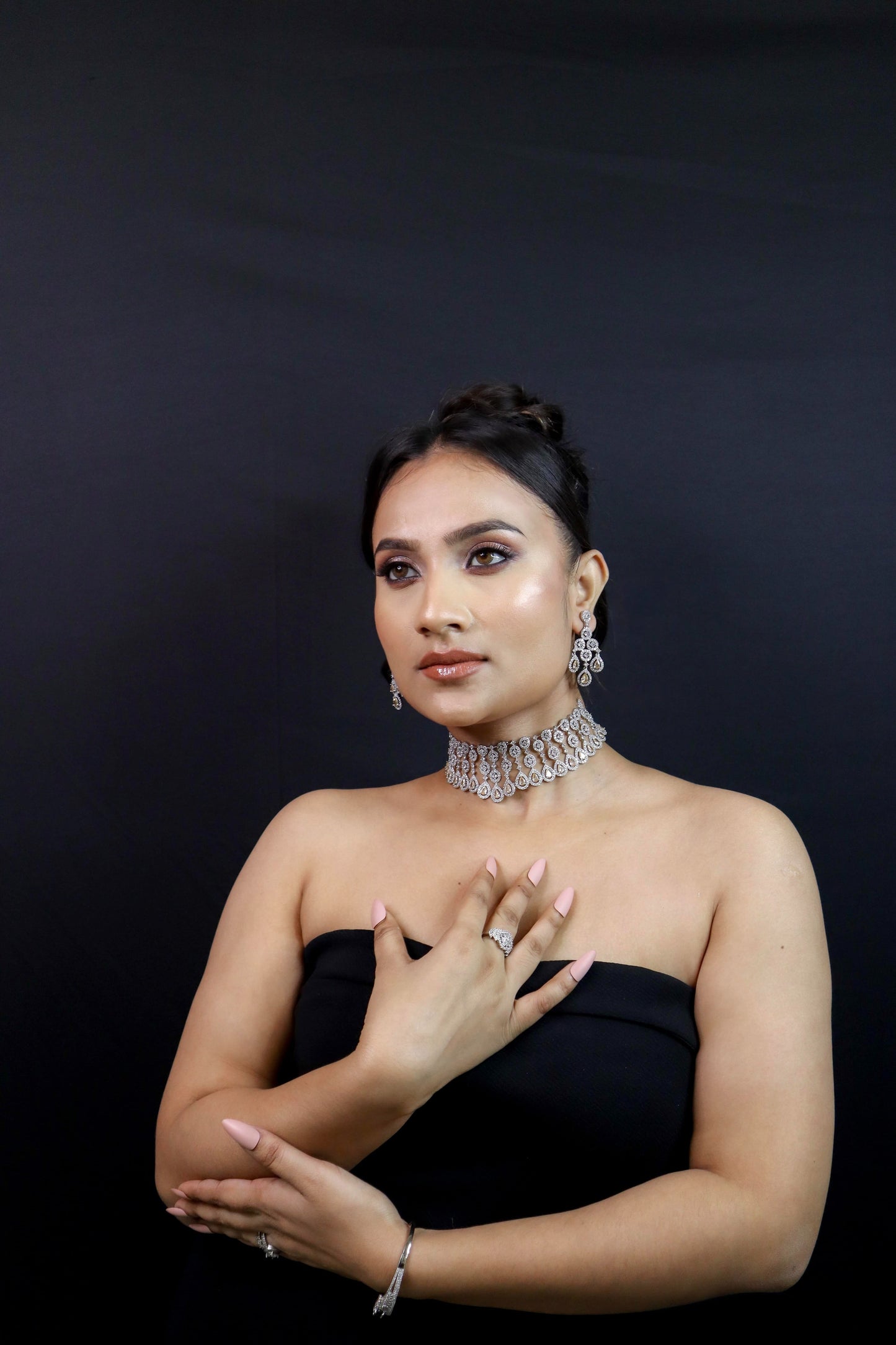 Scarlett Choker AD Necklace Set