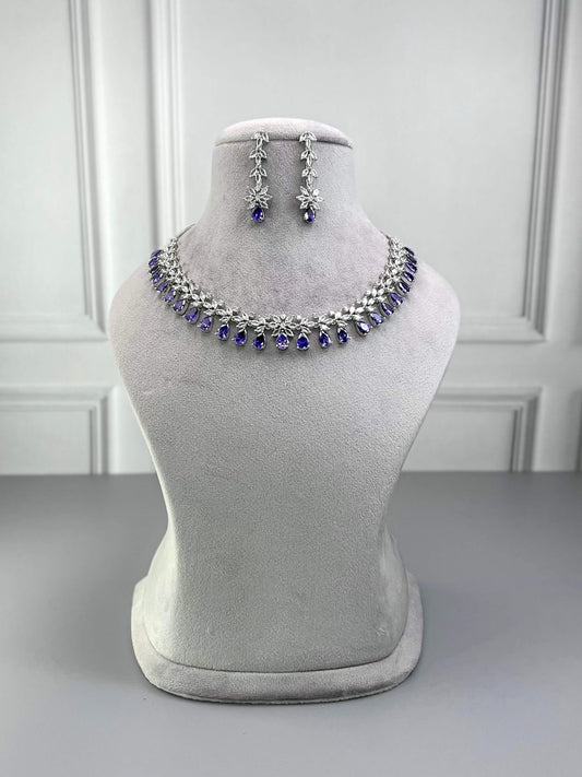 Hazel Lavender AD Necklace Set