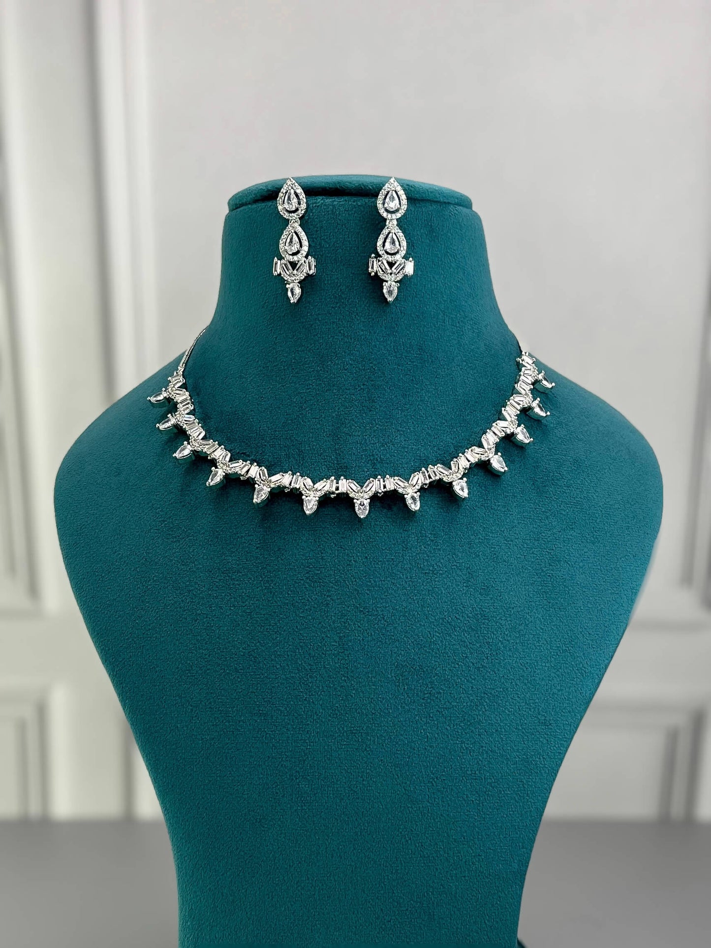 Spencer Silver AD Necklace Set