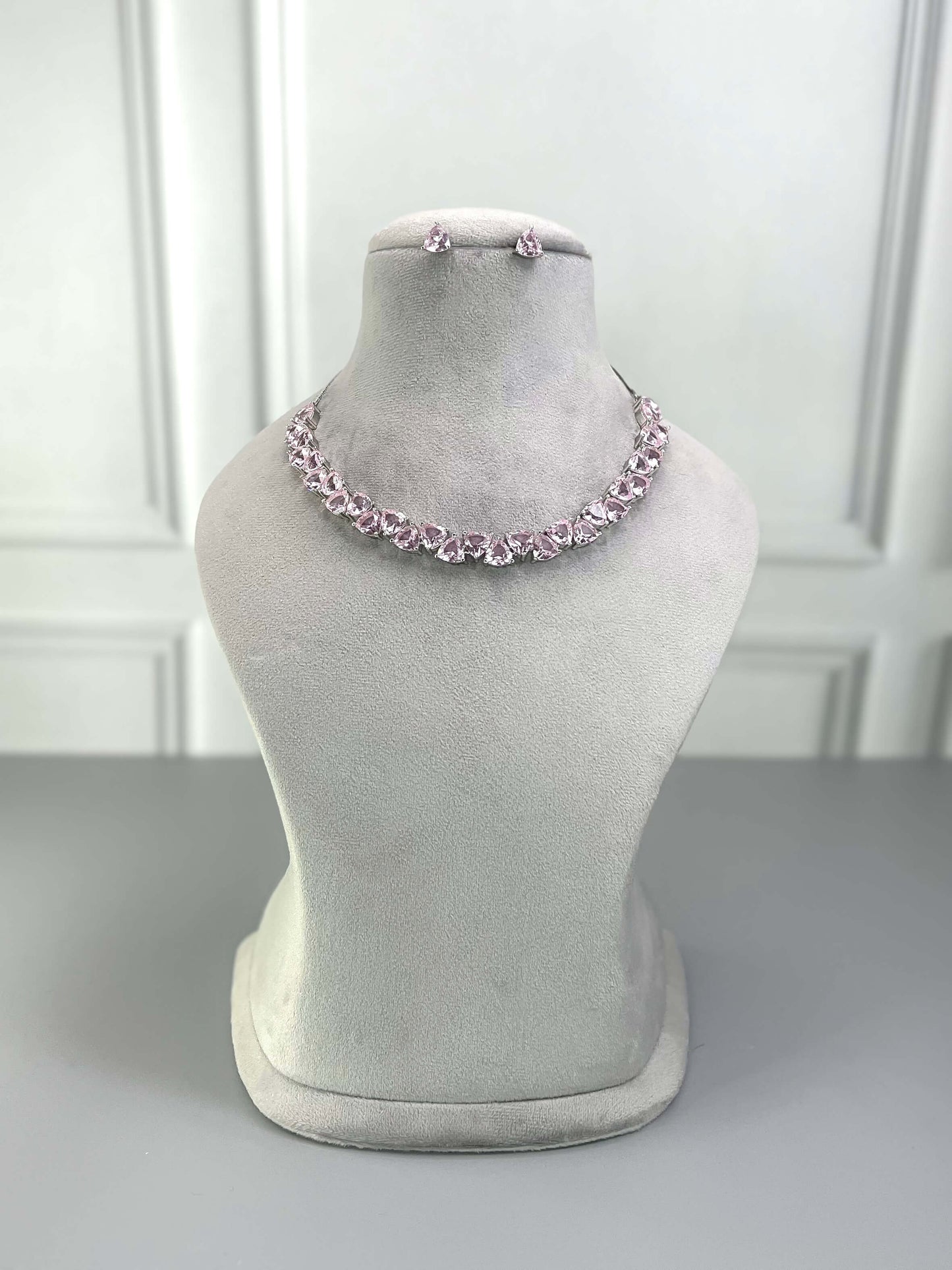 Jane Blush Pink Necklace Set