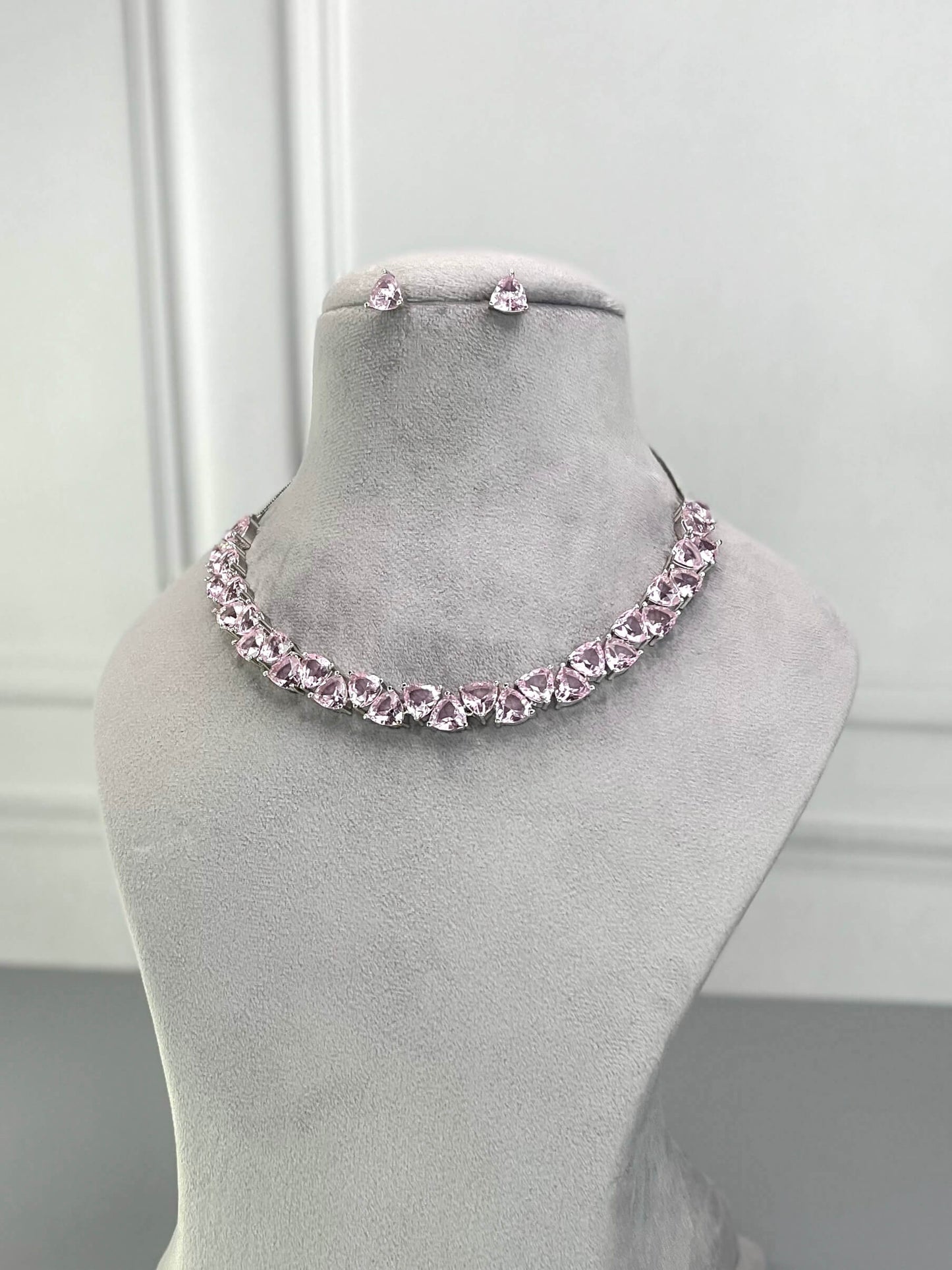 Jane Blush Pink Necklace Set