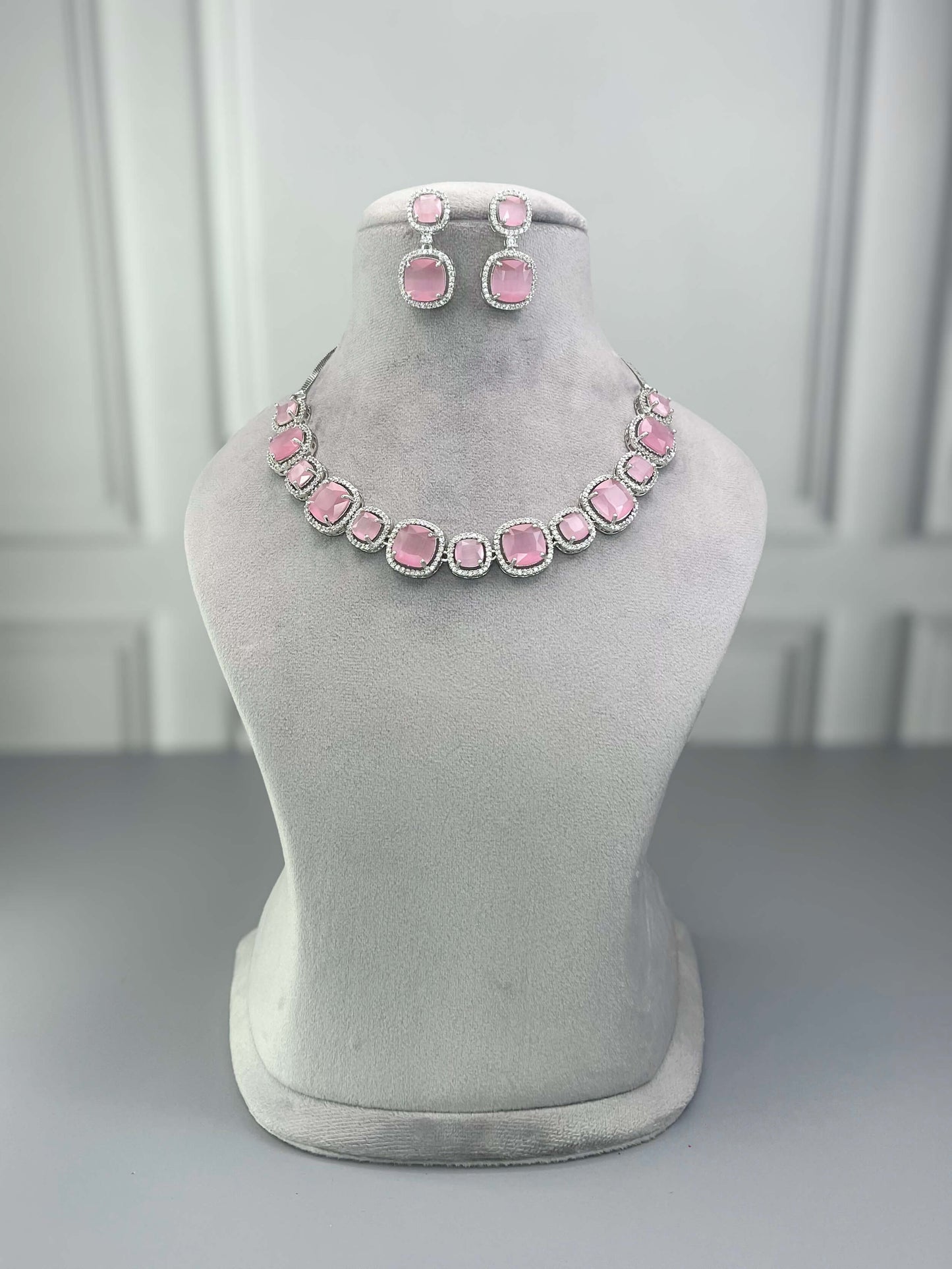 Rachel Pink AD Necklace Set