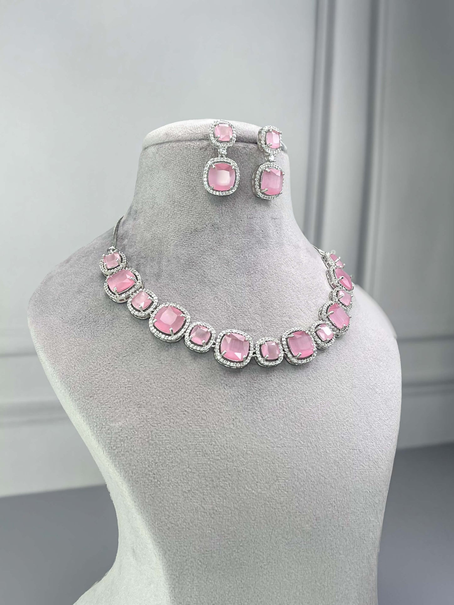 Rachel Pink AD Necklace Set